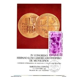 Tarjetas maximas  n 1818 congreso hispanoluso