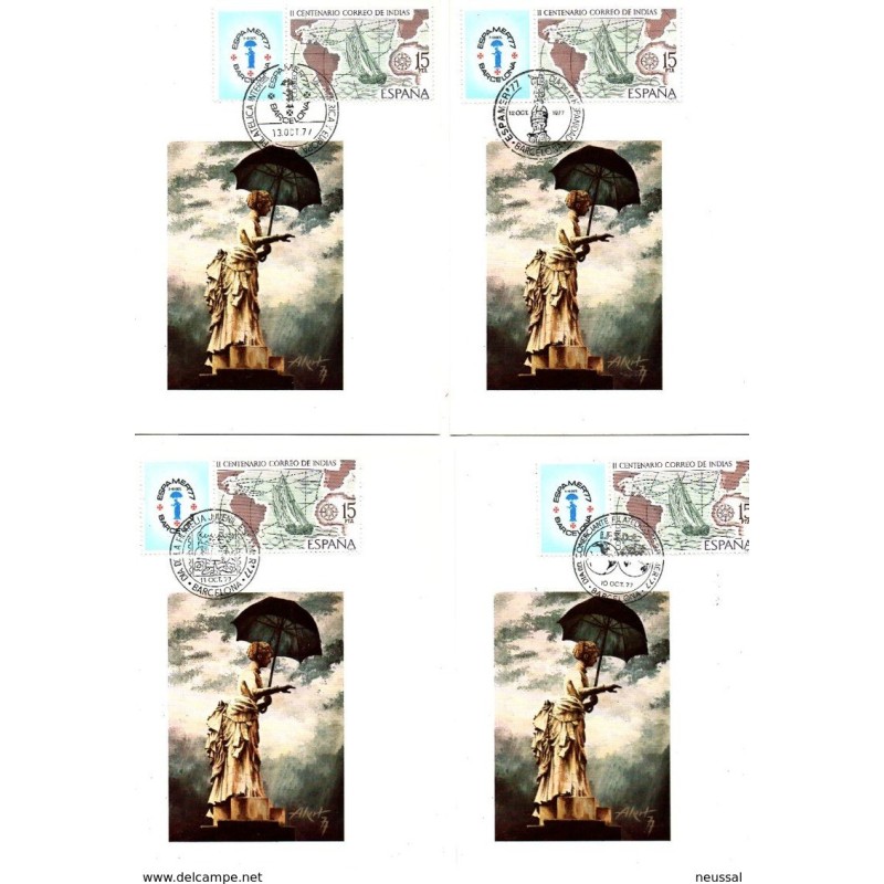 5 tarjetas maximas n 2437 con matasellos diferentes 5 tarjetas maximas n 2437 con matasellos diferentes