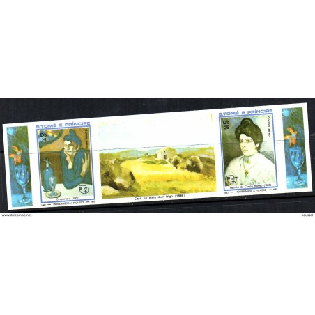 Serie n 71112    sin dentar Picasso  sao tome y principe