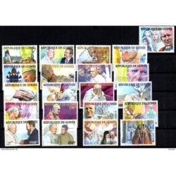 Serie  de guinee  tematica papal