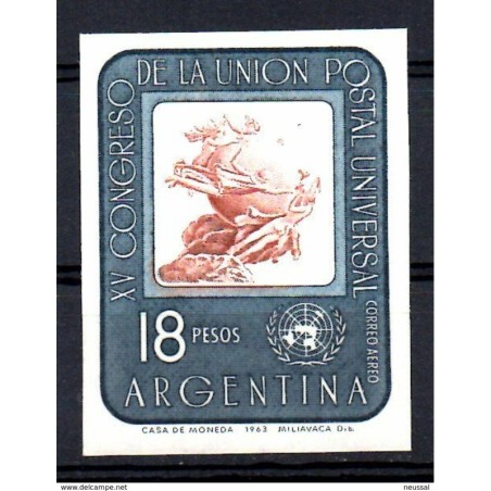 Sello n A98 sin dentar Argentina