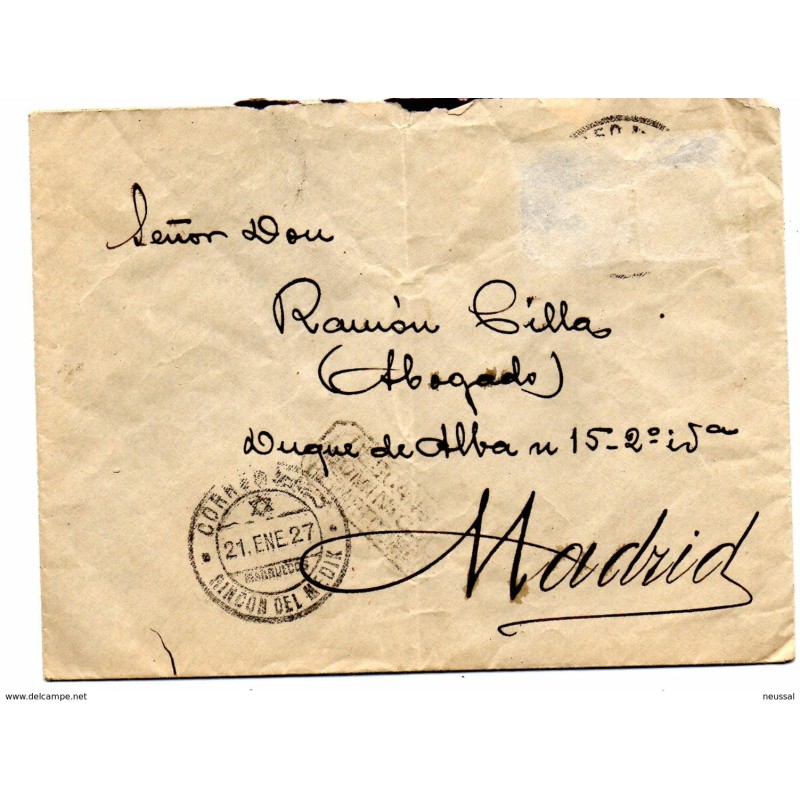 Carta con matasellos de 1927 rincon del medik Carta con matasellos de 1927 rincon del medik