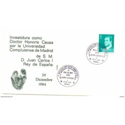 Carta con matasellos commemorativo  investidura doctor honoris causa madrid