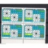 Sello en bloque de 4 n 1342  Japon