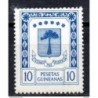 Sello de 10 pesetas guineanas