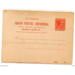 Tarjeta postal   de  cuba de 1882