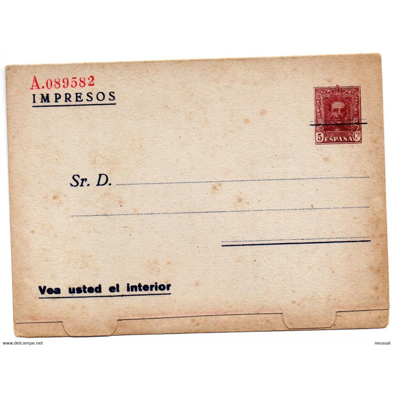 Entero postal de españa Entero postal de españa
