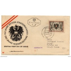 Carta  con matasellos 1954 graz