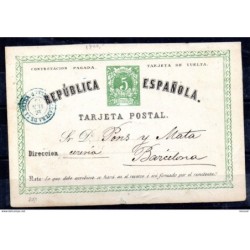 Entero postal usado n 2 Vuelta España