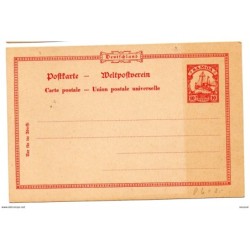 Entero postal de samoa  10 pfennig