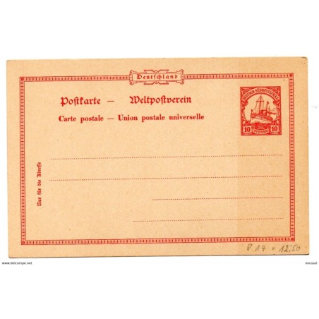 Entero postal de deustchsudwestafrika