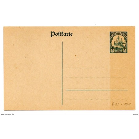 Entero postal de marshallinseln verde