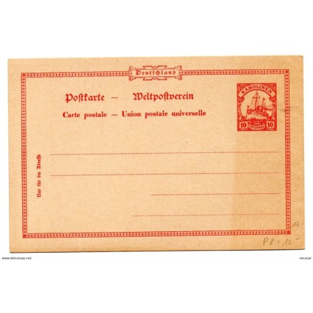 Entero postal de karolinen