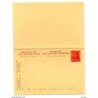 Entero postal  doble de belgica
