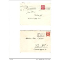 2 cartas alemania diferentes años