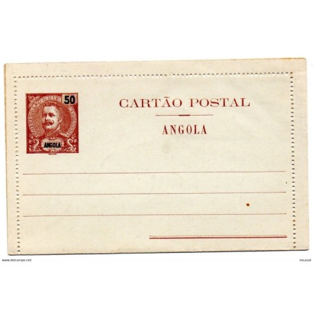 Entero postal  de angola