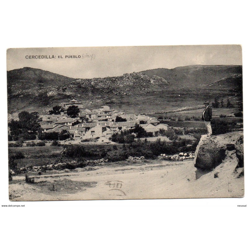 Tarjeta postal circulada de Cercedilla Tarjeta postal circulada de Cercedilla