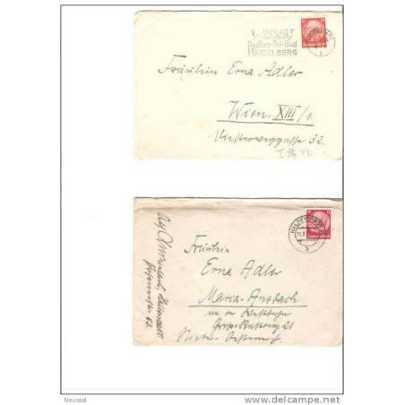 2 cartas alemania diferentes años2
