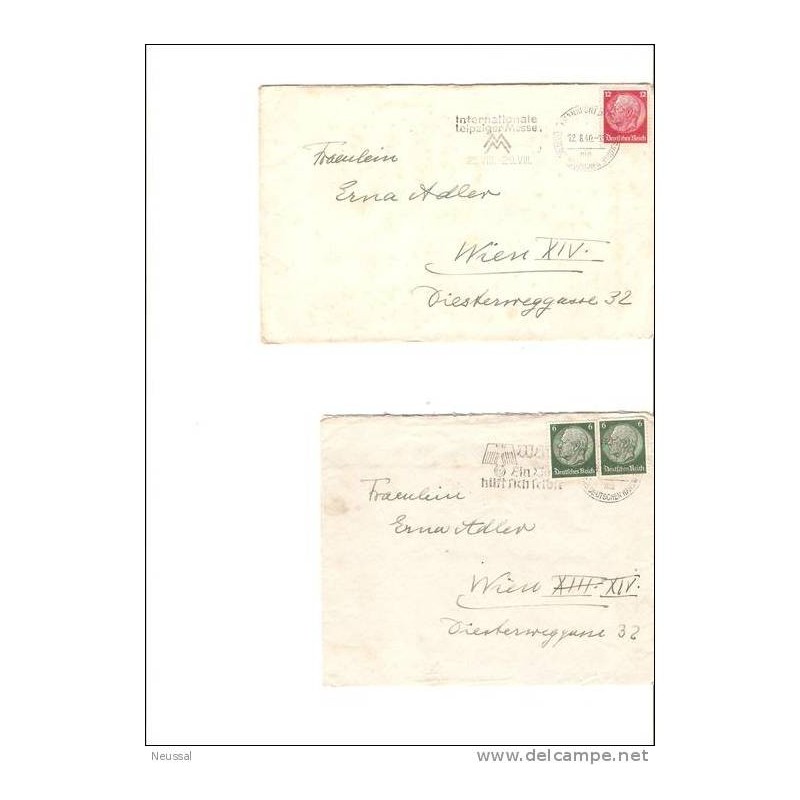 2 cartas alemania diferentes años6 2 cartas alemania diferentes años6