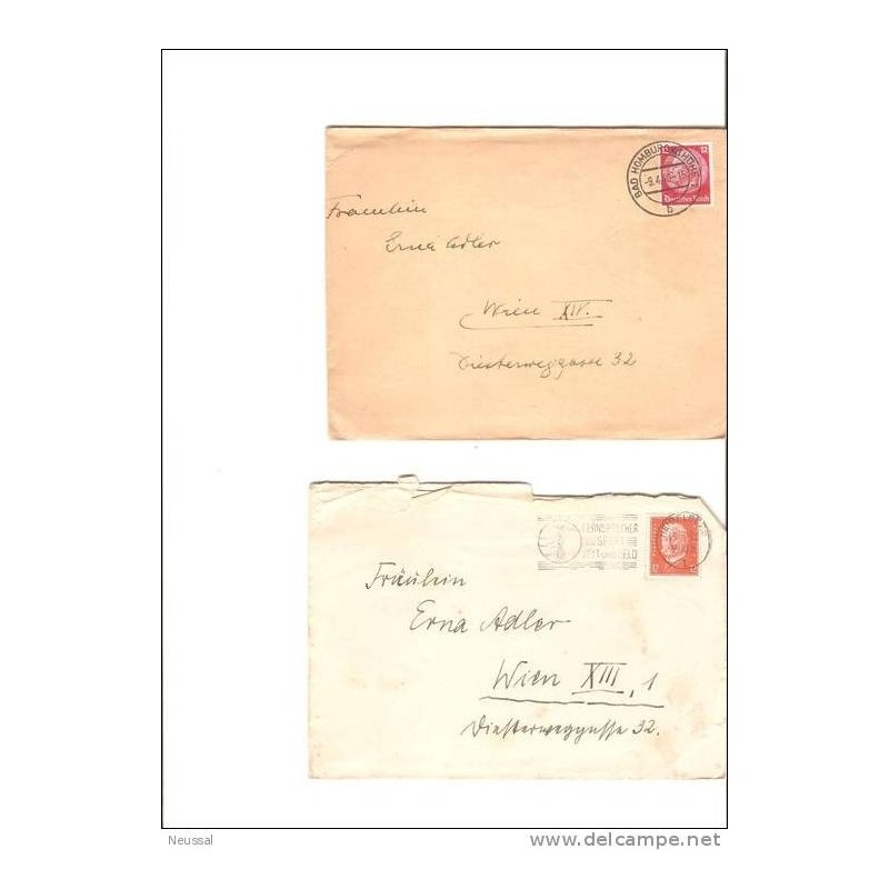 2 cartas alemania diferentes años12 2 cartas alemania diferentes años12