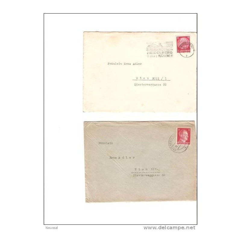 2 cartas alemania diferentes años17 2 cartas alemania diferentes años17