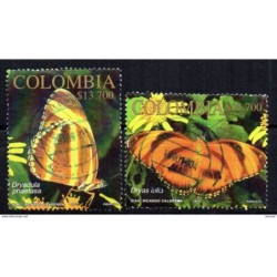 2 sellos de colombia butterfly