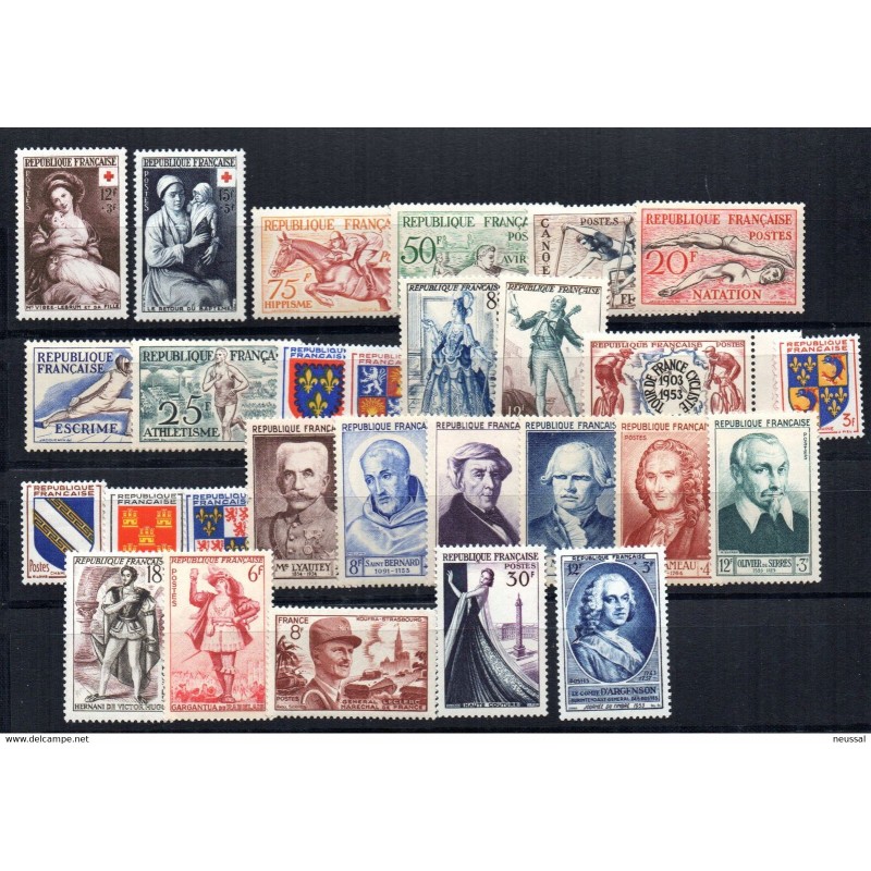 Año completo de 1953 Francia Año completo de 1953 Francia