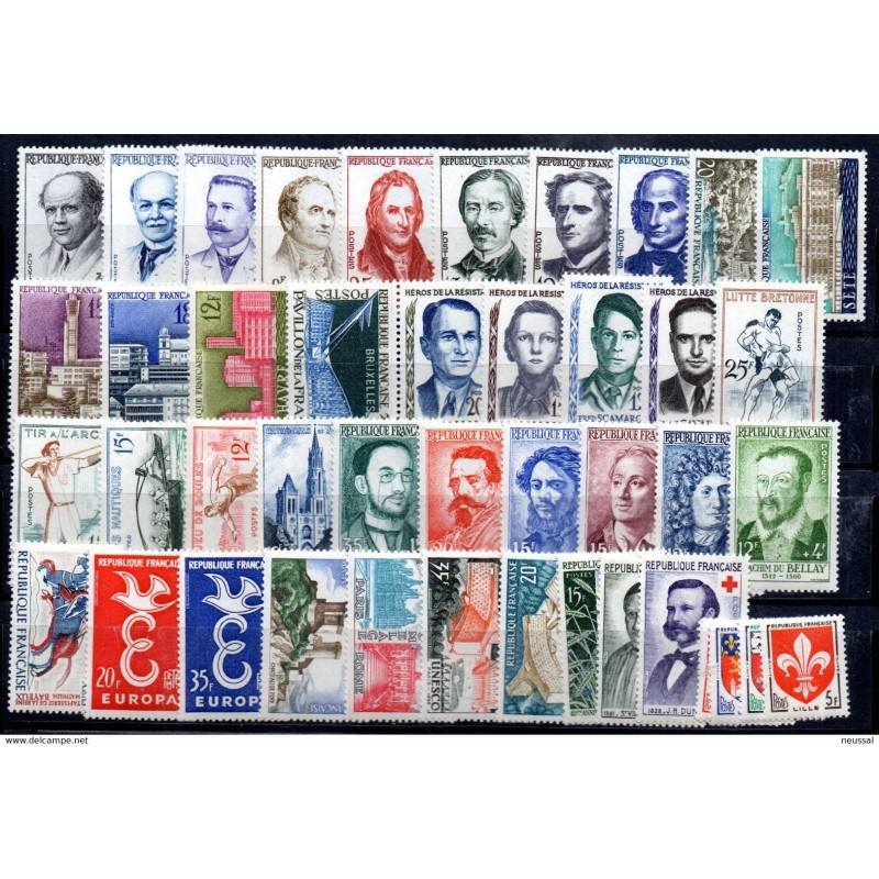 Año completo de 1958 Francia Año completo de 1958 Francia