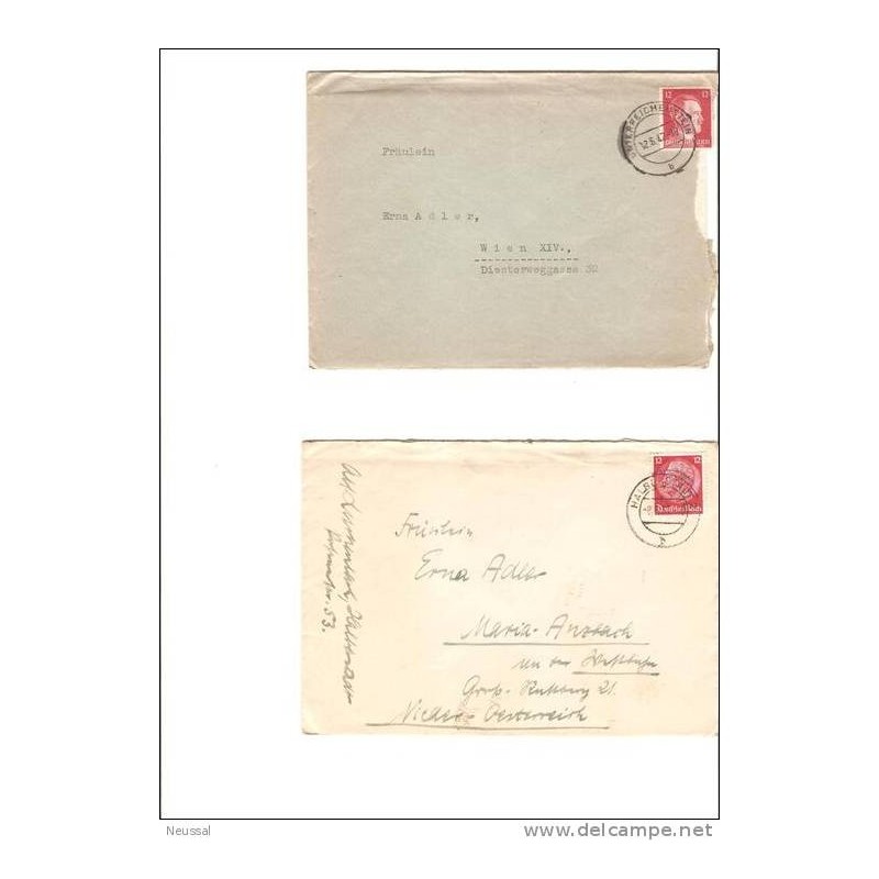 2 cartas alemania diferentes años20 2 cartas alemania diferentes años20