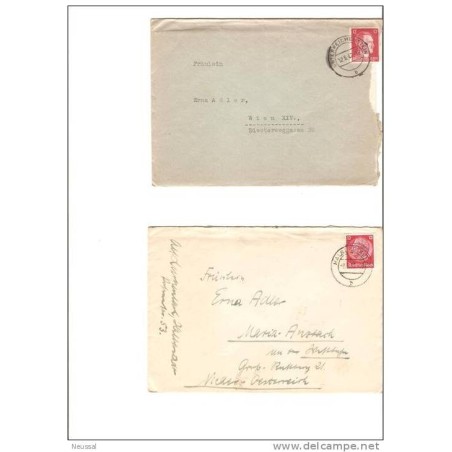 2 cartas alemania diferentes años20