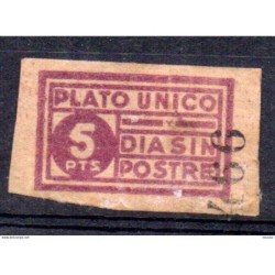 Viñeta plato unico 5 pts  dia sin postre