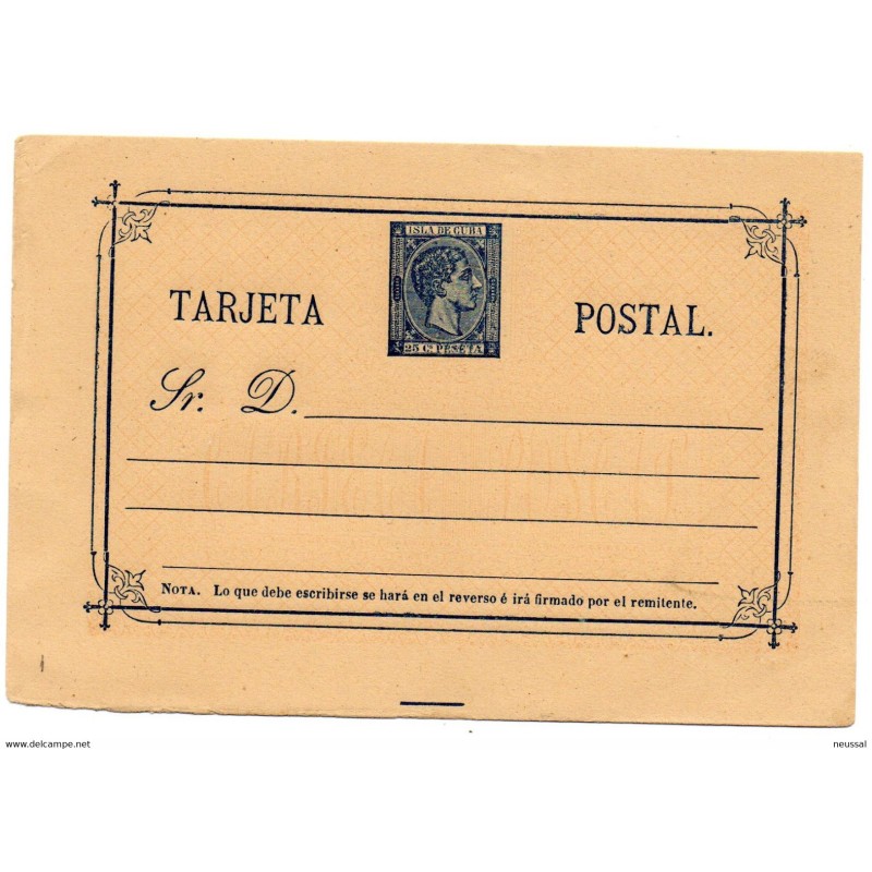 Entero postal n 1 Cuba Entero postal n 1 Cuba