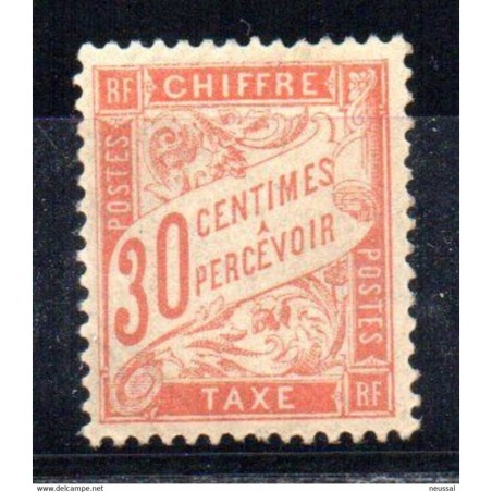 Sello taxe n 34 Francia