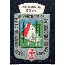 Emblema social frente de juventudes seccion femenina