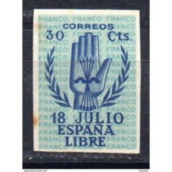 Sello n 853 sin dentar España