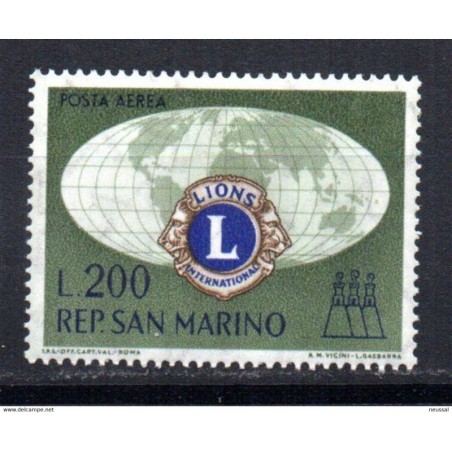 Sello   n A125  San marino