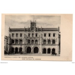 Tarjeta postal de estacion central lisboa