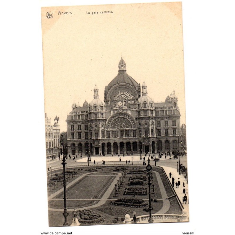 Tarjeta postal de anvers la gare centrale Tarjeta postal de anvers la gare centrale