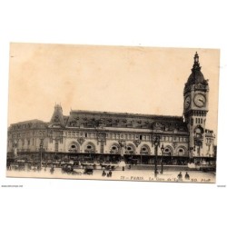 Tarjeta postal de paris  gare  de lyon
