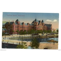 Tarjeta postal de  amsterdam centraalstation circulada 1926