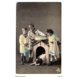 Tarjeta postal de  principios de siglo costumbrista  circulada