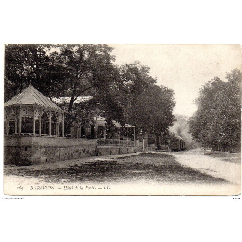 Tarjeta postal de barbizon hotel de la foret Tarjeta postal de barbizon hotel de la foret