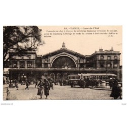 Tarjeta postal de  paris  gare de lst