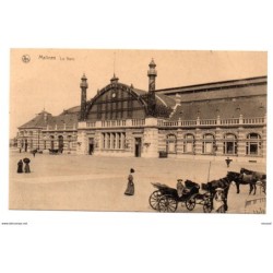 Tarjeta postal de malines la gare