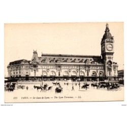 Tarjeta postal de la gare  de lyon