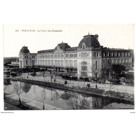 Tarjeta postal de  toulouse  la gare vue densemble