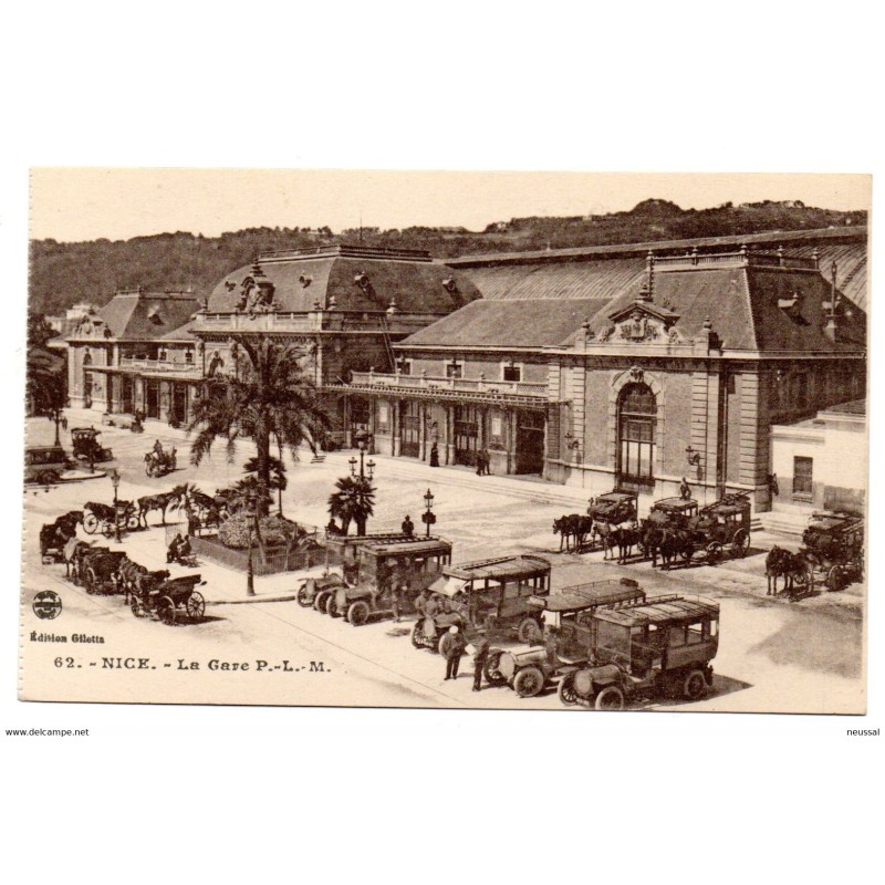 Tarjeta postal de nice la gare Tarjeta postal de nice la gare