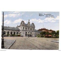 Tarjeta postal de mainz hauptbahnhof