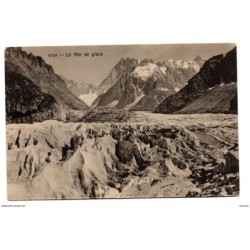 Tarjeta postal de la mer de glace