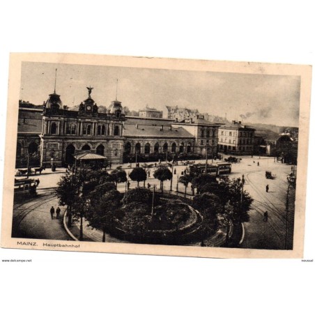 Tarjeta postal  mainz hauptbahnhof